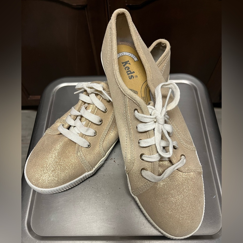 Keds Women's Celebrity Gold Sneakers